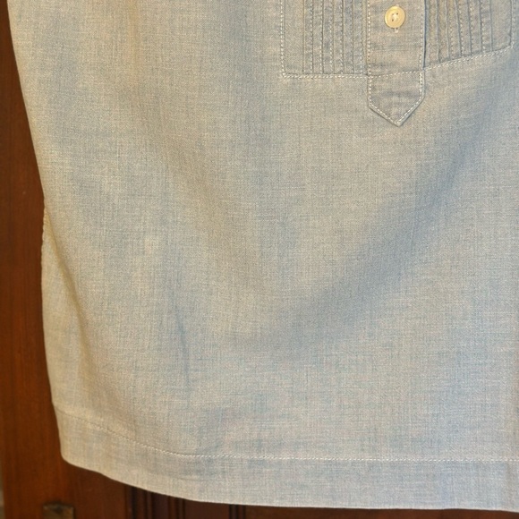 J Crew Light Blue Denim Top - Picture 5 of 5